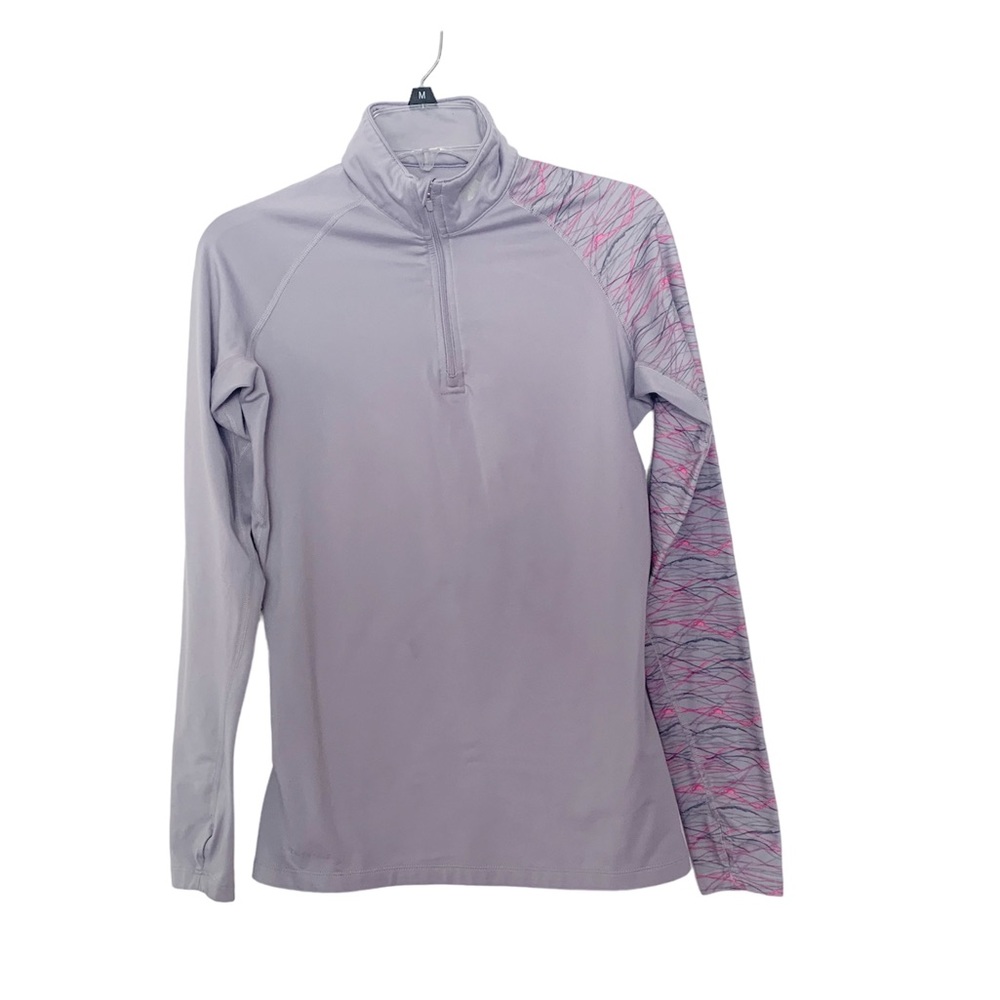 Nike Pro Combat Lavender Purple Fitted Top Size Medium